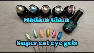 NEW MADAM GLAM SUPER CAT EYE GEL POLISHES