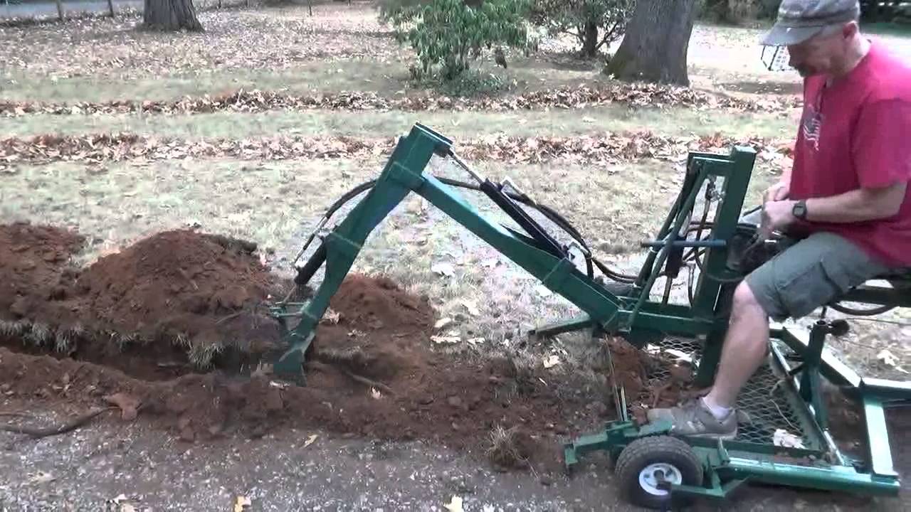 New Tow able Backhoe Trenching YouTube