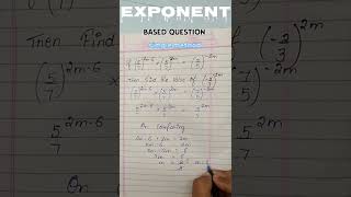 exponents based question🤔🤔 ll simple method  easy explanation of ma ma #mathematic #mathsuccess