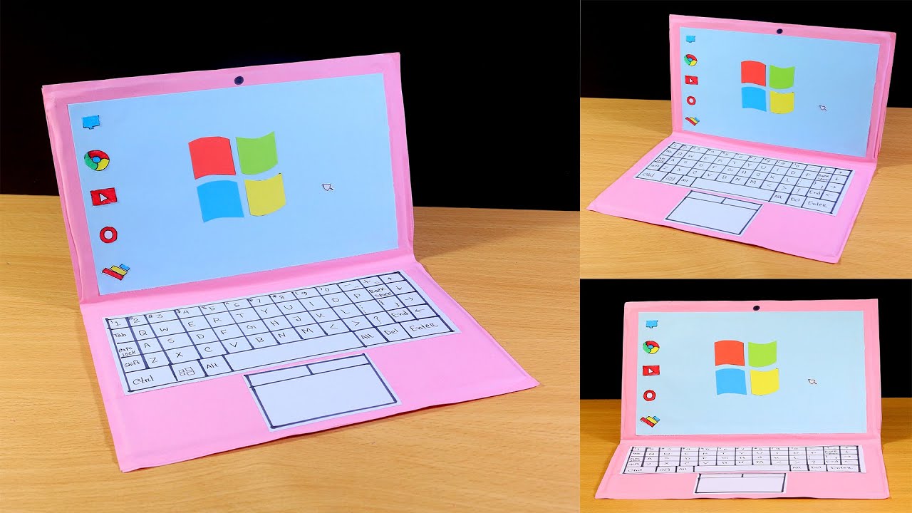 How To Make Laptop From Paper | Diy Paper Laptop - Origami Paper Craft