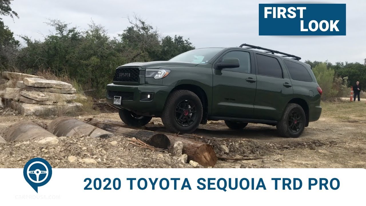 2020 Toyota Sequoia Trd Pro First Look
