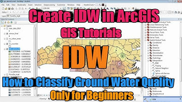 Spatial interpolation | How Create IDW in ArcGIS | Ground water Quality | How Classify Water Quality