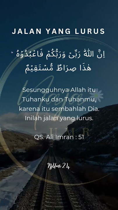 JALAN YANG LURUS #AliImran51 #reciterquran #selfreminders #jalanlurus #rightway #allahuahad #shorts