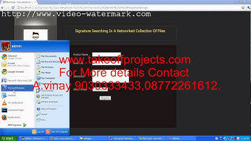 Signature Searching in a Networked Collection of Files video new