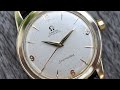 INCREDIBLE Omega Seamaster automatic - 14K solid gold chubby case - pristine white 3-6-9-12 dial