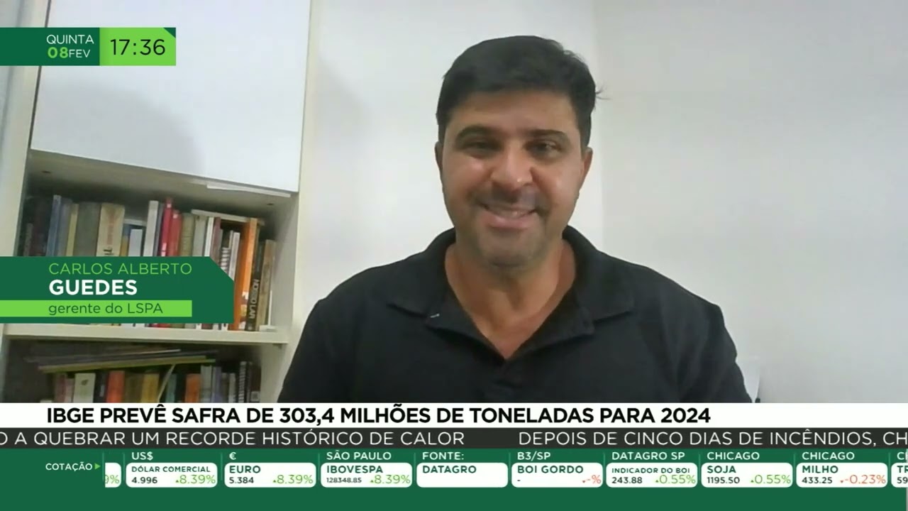 IBGE prevê safra de 303,4 milhões de toneladas para 2024