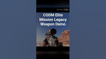 CODM Elite Mission Legacy Weapon Demo