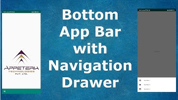 How to implement BottomAppBar with Navigation Drawer in Android App (Part 3)