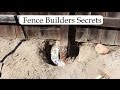 Fence Builders Secret That Can Save You Time And Money – Relocating Post And Footings