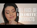 FULL FACE OF FAVORITE PRODUCTS!