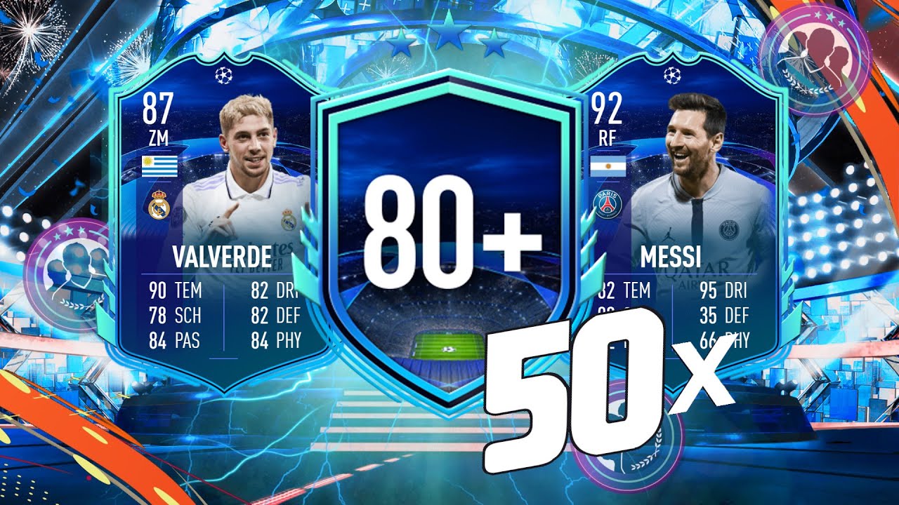 TOP ODER FLOP!? 😍😢 WAS ZIEHT MAN aus 50x 80+ UPGRADE PACKS FIFA 23
