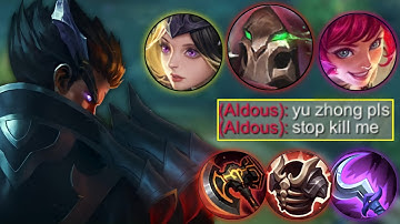 HOW TO DEAL AGAINST STRONG LATE GAME HEROES USING YU ZHONG? | NEW BEST BUILD & EMBLEM - MLBB