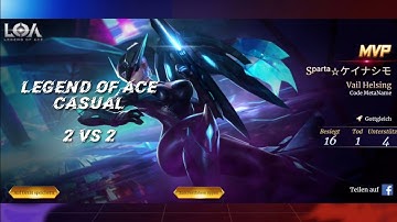 Legend of Ace : Casual Vail Helsing - Code Meta [the vail Helsing buff is really good 🧐]