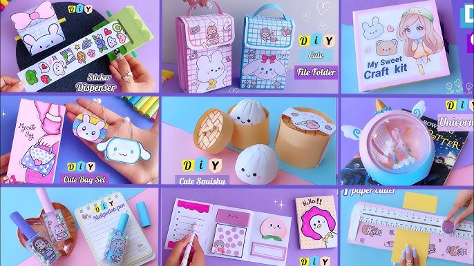 Cute 🥰 Mini Painting 🖌️🎨 Kit 😱 diy 💖💕/How to make painting kit at  home #viral #trending 