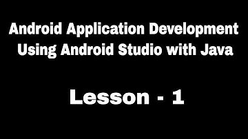 Lesson 1 - Android Application Development (Pashto)