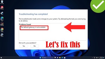 (FIXED) Default Gateway is not Available in Windows 11/10 | easy fix | 2023