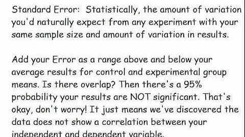Standard Error part 1