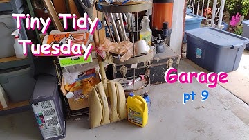 TINY TIDY: *Garage Declutter_one section at a time_Part 9_tidying up even more of hubby