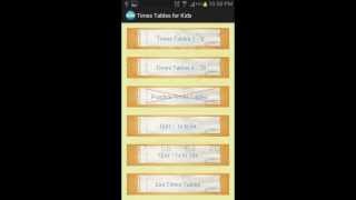 Android App - Times Tables and Quiz for Kids between numbers from 1 to 10 screenshot 2