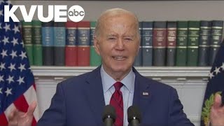 'There's the right to protest but not to cause chaos:' President Biden responds to demonstrators