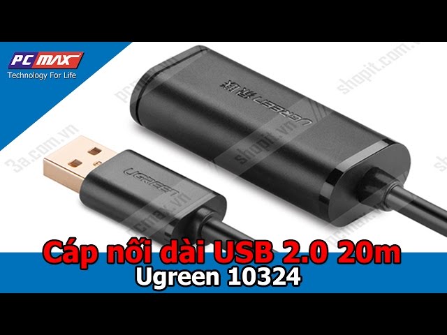 Cáp nối dài USB 2.0 Ugreen 10324 20M chất lượng cao - PCMAX