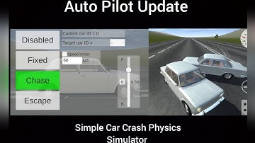 Autopilot update | Simple Car Crash Physics Simulator
