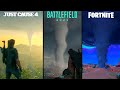 Tornado Comparison (Just Cause 4, Battlefield 2042, Fortnite)