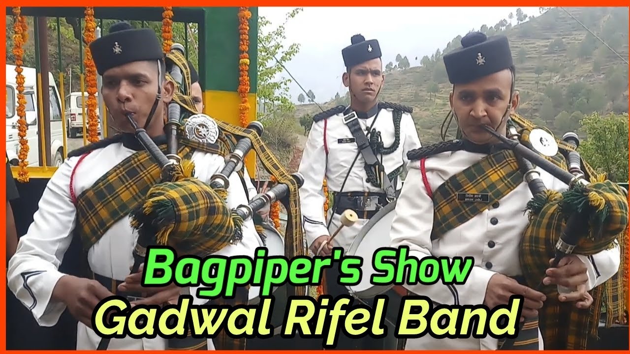 Dhan singh ki Gadee  by Garwal Rifles Pipe Band         Shanti bhatt