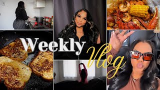 WEEKLY VLOG: J'AI BRISÉ MA CARTE MÉMOIRE , BRUNCH DATE , NEW HAIR , SEA FOOD,