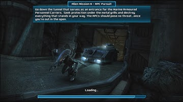 Aliens vs Predator Evolution - Hard Walkthrough - Alien Mission 6: APC Pursuit