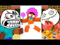 Monster School : DRAWING CHALLENGE 4 - Minecraft Animation