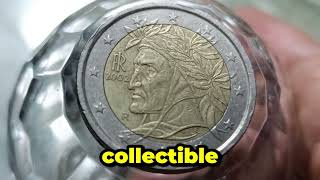 🇮🇹 2002 Italian 2 Euro Dante Alighieri “R” | Very Rare Coin & Up To $2000,00 💰#RareCoins #Money