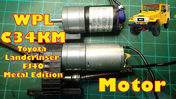 WPL C34KM Landcruiser FJ40 - Build, Mods, Upgrades - Part 1: Motor