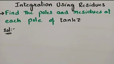  To find poles and corresponding Residues of the function-complex Analysis