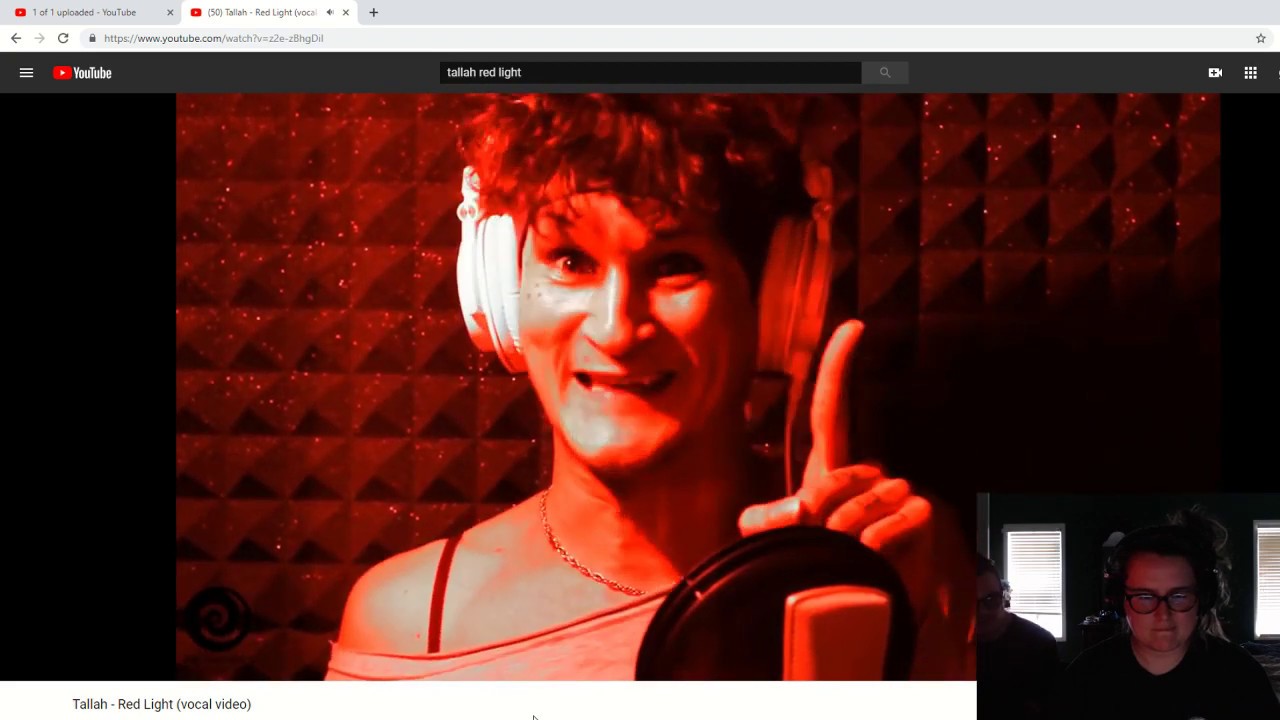 Reaction! Tallah - Red Light (Vocal Video)