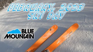 Skiing At Blue Mountain In Early February