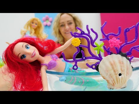 Puppenvideo - Barbie und Arielle die Meerjungfrau - Spielspaß mit Nicole