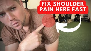 How To Get FAST Results Fixing Front Shoulder Pain & Pinching