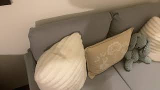 TYBOATLE Fabric Modern Loveseat Sofa Couch for Living Room, 51' W Upholstered Love Seats 2-Seater Fu