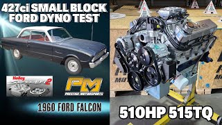 Holley Sniper 2 EFI 510HP 427ci Ford Dyno Test for Joe's '60 Falcon at Prestige Motorsports