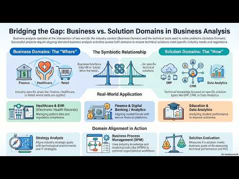 Introduction to Business Analysis Domains: Business vs. Solution Domains