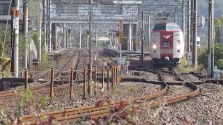 ＪＲ西日本 381系特急やくも７号  出雲市行き 豪渓駅通過