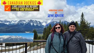 🍁Canadian Rockies 🍁I Lake Louise Ski Resort &amp; Scenic Chairlift Ride to the Summit. #lakelouise