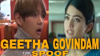 BTS V GEETHA GOVINDAM SPOOF#BTSTELUGUSPOOF #BTSTELUGUKPOP