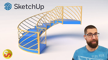 6 Ways to Make Spiral Stairs in Sketchup