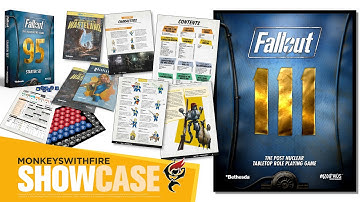 SHOWCASE || FALLOUT: THE ROLEPLAYING GAME || MODIPHIUS ENTERTAINMENT || UNBOXING