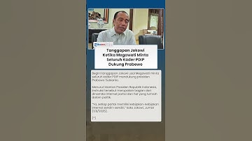 Megawati Perintahkan Kader Dukung Prabowo, Jokowi Memilih Tenang: “Itu Urusan Internal,”