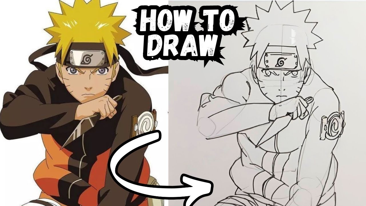 How to Draw Naruto✏️#drawing #naruto #uzumakinaruto #art #tongfushop #