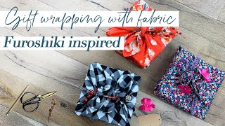 Learn Three Furoshiki Japanese Fabric Wrapping Techniques - Zero Waste Gift Giving