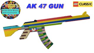 LEGO AK47 Gun with LEGO Classic 11005 ||MOC|| Building Instructions Ideas (LEGO Gun :-10)